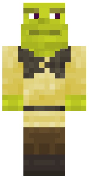 Скин Шрека майнкрафт