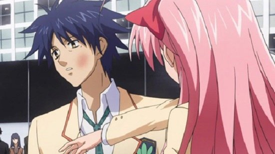 Аниме девушка которая даёт пощёчину