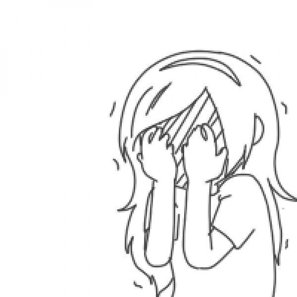 Рисунки для срисовки грустные