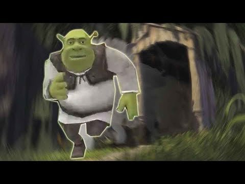 Шрек бежит Мем