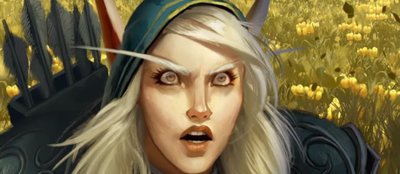 Высший Эльф с теневыми глазами