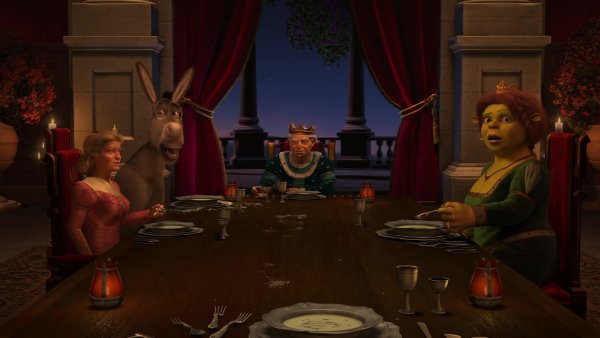 Со шреком и ослом