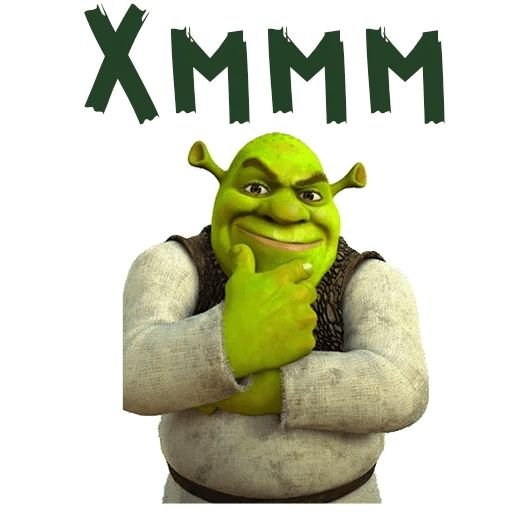 Стикеры Шрек