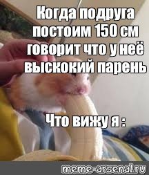Хомяк и банан Мем