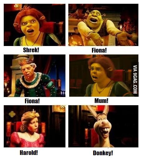 Шрек Фиона Фиона папа Гарольд