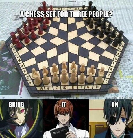 Шахматы из аниме код Гиас