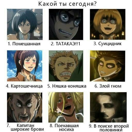 Кто ты из аниме