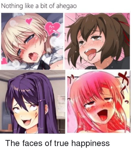 Ахегао цветное