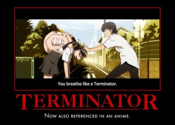 Терминатор аниме Мем