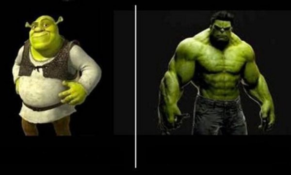 Халк и шрек