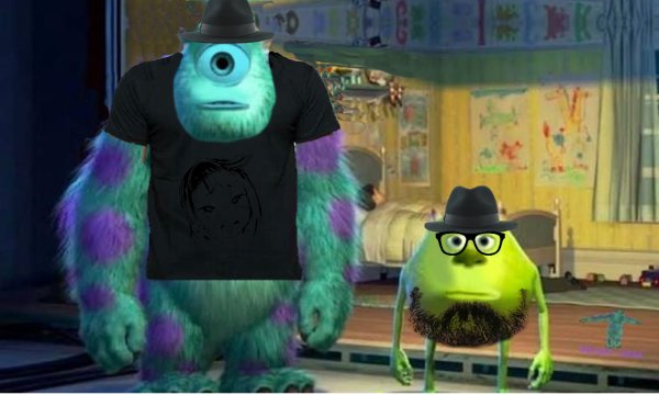 Майк Вазовски с 2 глазами