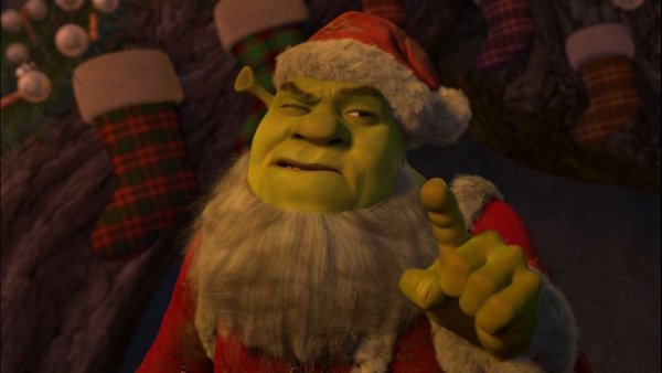 Шрек Мороз зеленый нос мультфильм