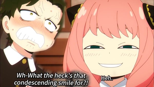 Anya семья шпионов улыбка