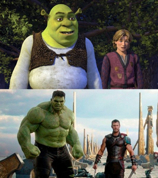 Шрек персонажи Мем