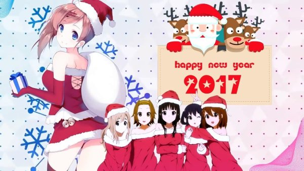 Новогодние приколы аниме