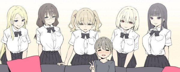 Аниме Sky Freedom monochrome