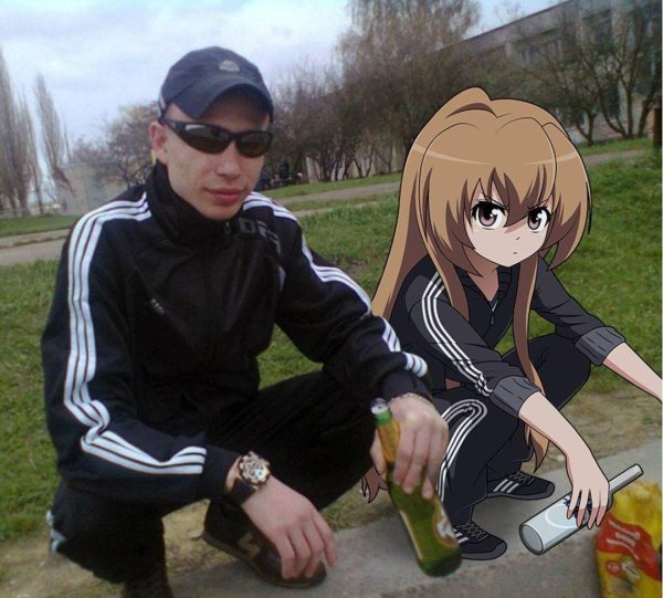 Аниме ТОРАДОРА гопник