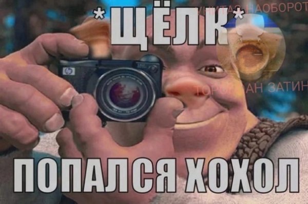 Шрек с фотоаппаратом