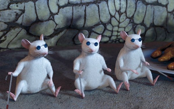 3 Слепые мыши из Шрека