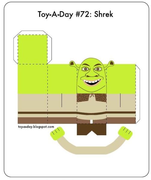 Шаблоны для бумажных фигурок