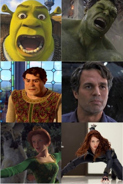 Шрек Мстители Мем