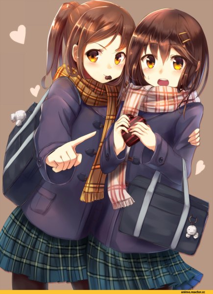 Аниме девушки подруги