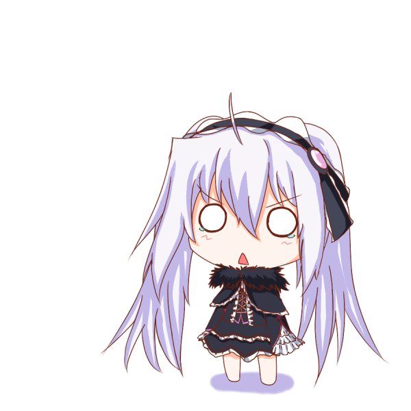 Аниме на белом фоне