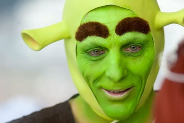 Макияж Шрека