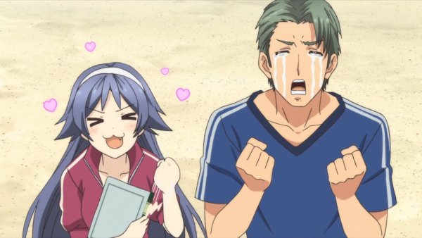 Аниме радуется