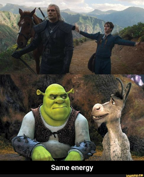 Геральт против Шрека