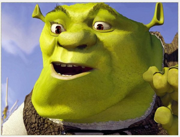 Шрек лицо