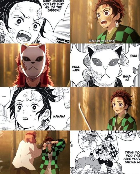 Клинок рассекающий демонов мемы