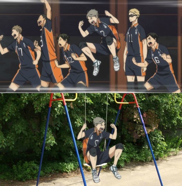 Волейбол аниме мемы смешные