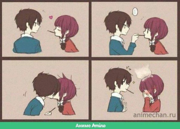 Аниме пары смешные
