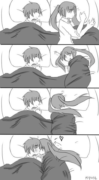 Аниме пара комикс