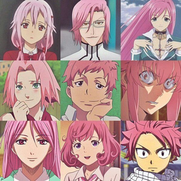 Похожие персонажи аниме