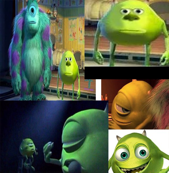 Майк Вазовски с 2 глазами