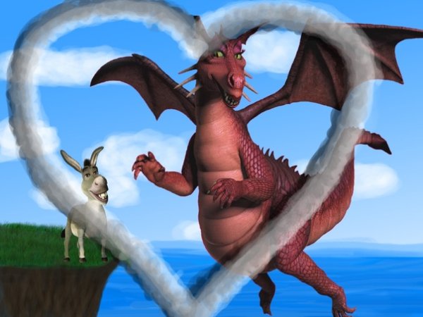 Шрек 2 дракониха