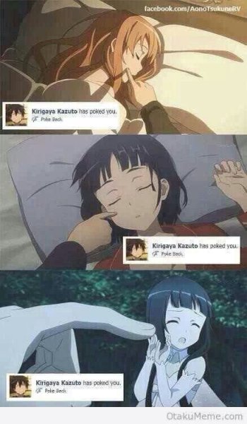 Кирито и Асуна аниме приколы