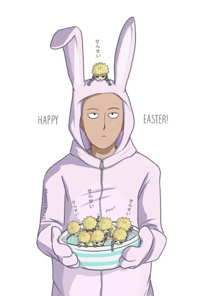 Рисунки на Пасху аниме