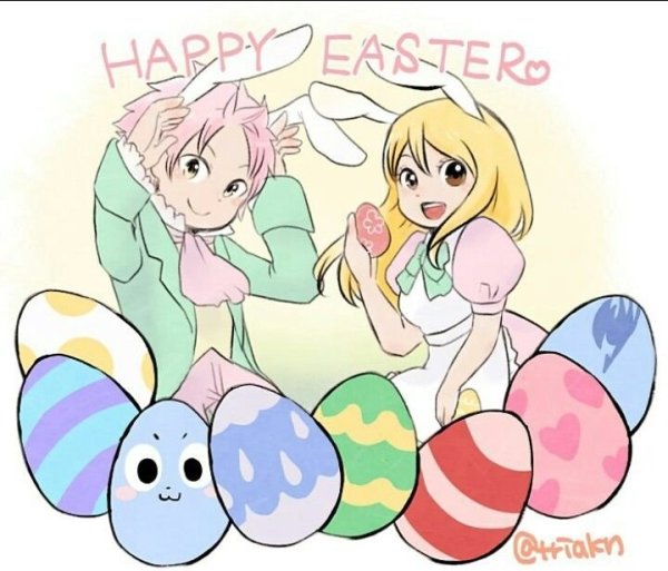 С Пасхой аниме хвост феи