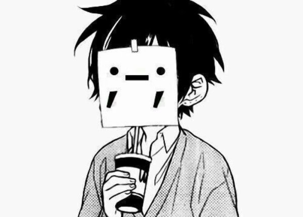 Аниме авы чёрно белые