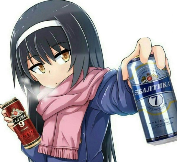 Аниме с пивом Балтика 9