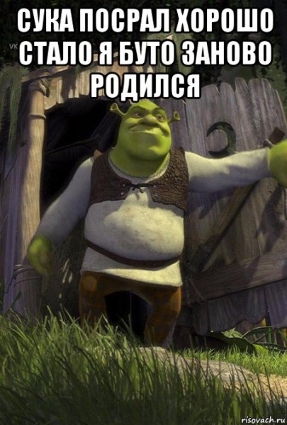 Прощаю со шреком