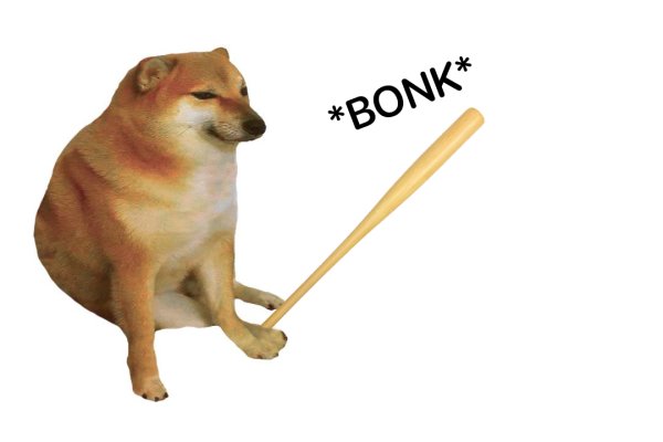 Собака с битой