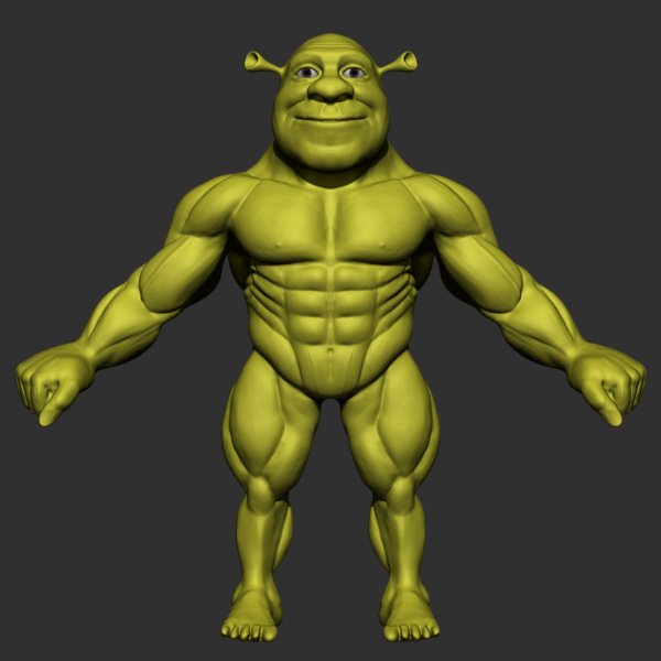 Мускулистый Шрек