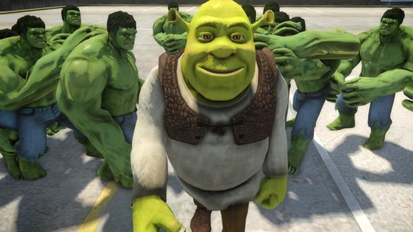 Шрек качок