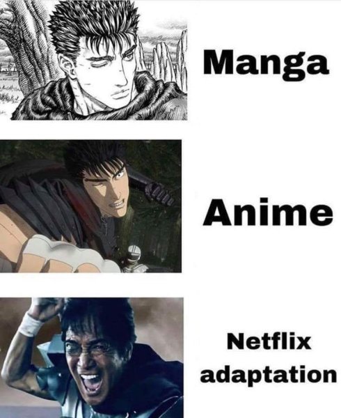 Гатс Берсерк Нетфликс