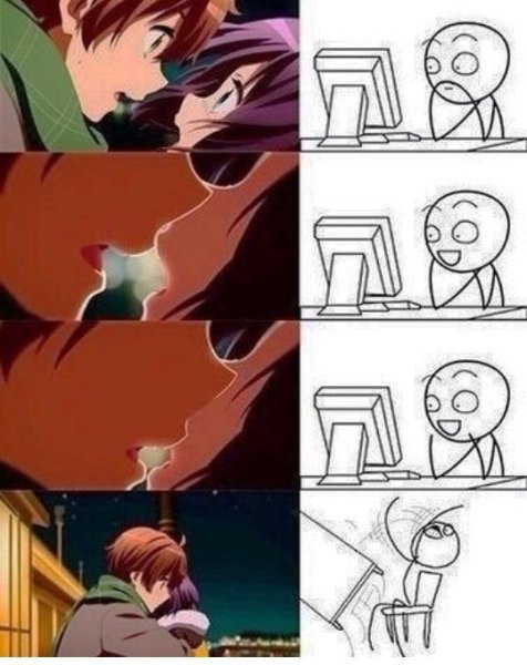 Аниме мемы про любовь