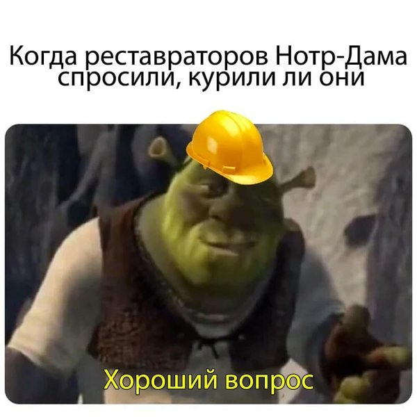 Хороший вопрос Шрек Мем